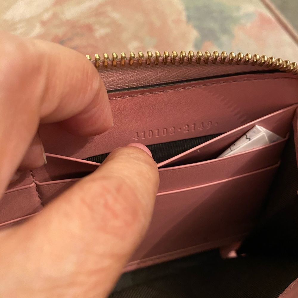 GUCCI Shima Pink Leather Zippy Continental Wallet - Picture 7 of 12